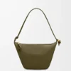 Mini Hammock hobo in classic calfskin Dark Khaki