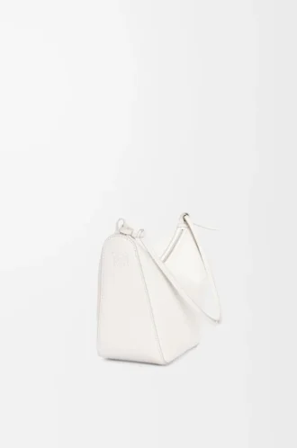 Mini Hammock hobo in classic calfskin Soft White