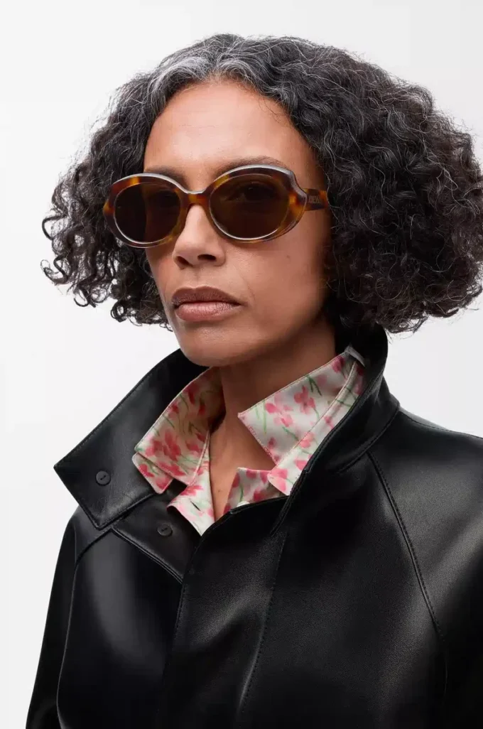 Mini Oval Slim sunglasses Havana Mini Oval Slim sunglasses Havana