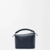 Mini Puzzle Edge bag in soft grained calfskin Deep Navy