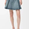 Mini skirt in denim Washed Denim