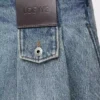Mini skirt in denim Washed Denim