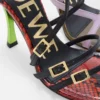 New Comic sandal in mixed leather Multicolor