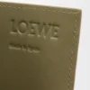 Open cardholder in textured classic calfskin Dark Khaki
