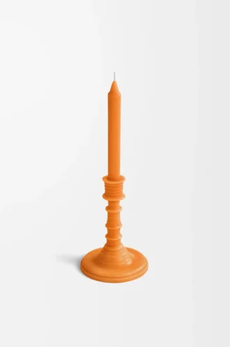 Orange Blossom wax candleholder Bright Mandarin