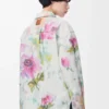 Overshirt in denim White/Pink Overshirt in denim White/Pink