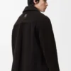 Overshirt in shearling Dark Brown/Dark Brown