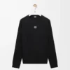 Oversized fit long sleeve T-shirt in cotton Black