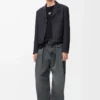 Oversized fit long sleeve T-shirt in cotton Black