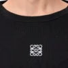 Oversized fit long sleeve T-shirt in cotton Black