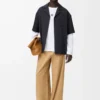 Oversized fit long sleeve T-shirt in cotton White