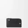 Panta coin cardholder in shiny calfskin Black Panta coin cardholder in shiny calfskin Black