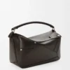 Panta large Puzzle bag in shiny calfskin Vintage Brown Panta large Puzzle bag in shiny calfskin Vintage Brown