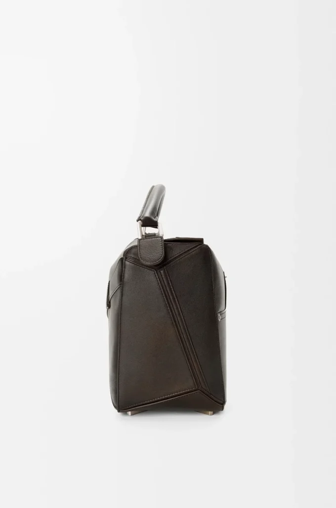Panta large Puzzle bag in shiny calfskin Vintage Brown Panta large Puzzle bag in shiny calfskin Vintage Brown