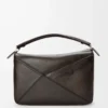 Panta large Puzzle bag in shiny calfskin Vintage Brown Panta large Puzzle bag in shiny calfskin Vintage Brown
