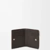 Panta slim compact wallet in shiny calfskin Vintage Brown Panta slim compact wallet in shiny calfskin Vintage Brown