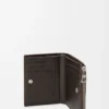 Panta slim compact wallet in shiny calfskin Vintage Brown Panta slim compact wallet in shiny calfskin Vintage Brown