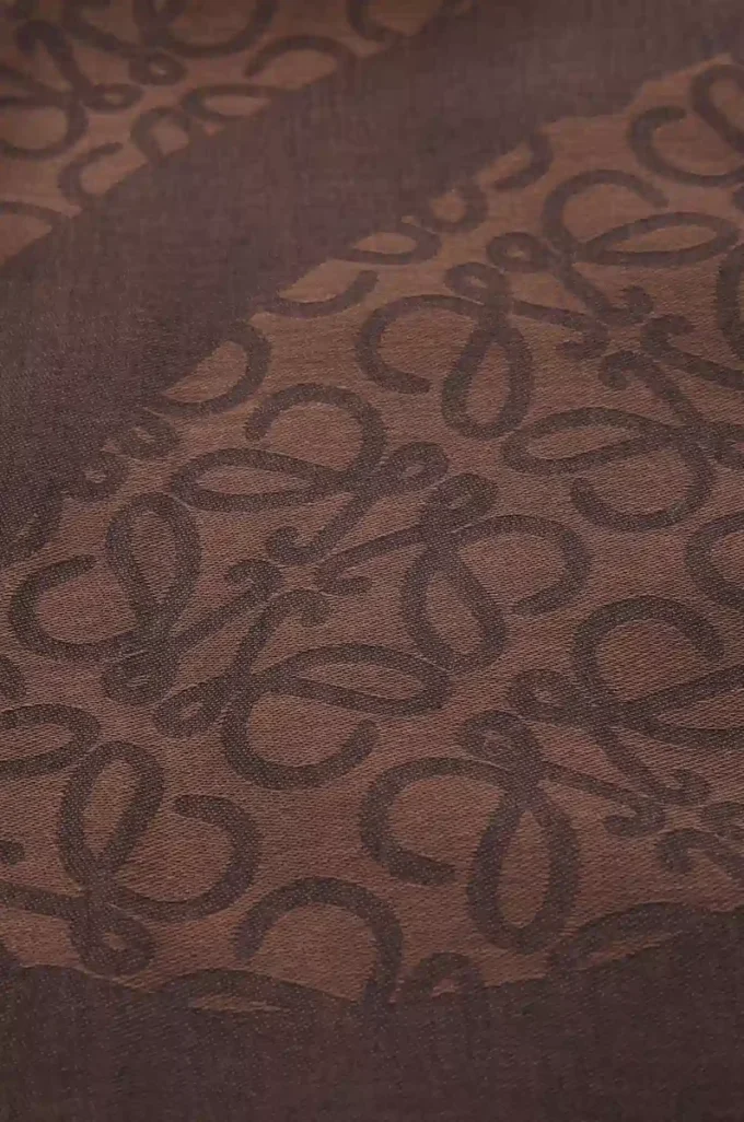 Pareo in cotton Black/Brown