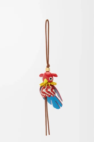 Parrot Puzz charm Tan/Red
