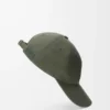 Patch cap in canvas Khaki Green