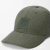 Patch cap in canvas Khaki Green