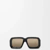 Paula's Ibiza dive in mask sunglasses Black/Silver