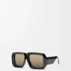 Paula's Ibiza dive in mask sunglasses Black/Silver