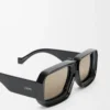 Paula's Ibiza dive in mask sunglasses Black/Silver