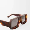 Paula's Ibiza dive in mask sunglasses Shiny Classic Havana