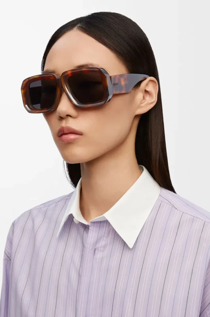 Paula's Ibiza dive in mask sunglasses Shiny Classic Havana