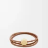 Pebble bracelet in calfskin Warm Desert
