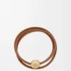 Pebble bracelet in calfskin Warm Desert