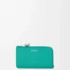 Pebble coin cardholder in pebble grained calfskin Aquamarine Pebble coin cardholder in pebble grained calfskin Aquamarine