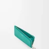 Pebble coin cardholder in pebble grained calfskin Aquamarine Pebble coin cardholder in pebble grained calfskin Aquamarine