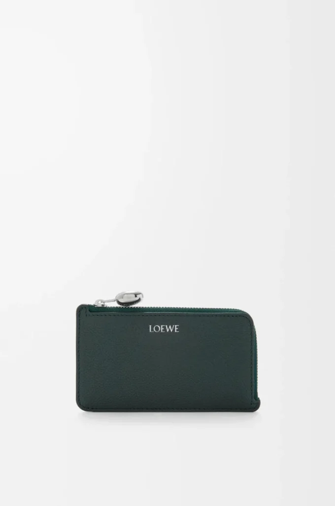 Pebble coin cardholder in pebble grained calfskin Sherwood Pebble coin cardholder in pebble grained calfskin Sherwood