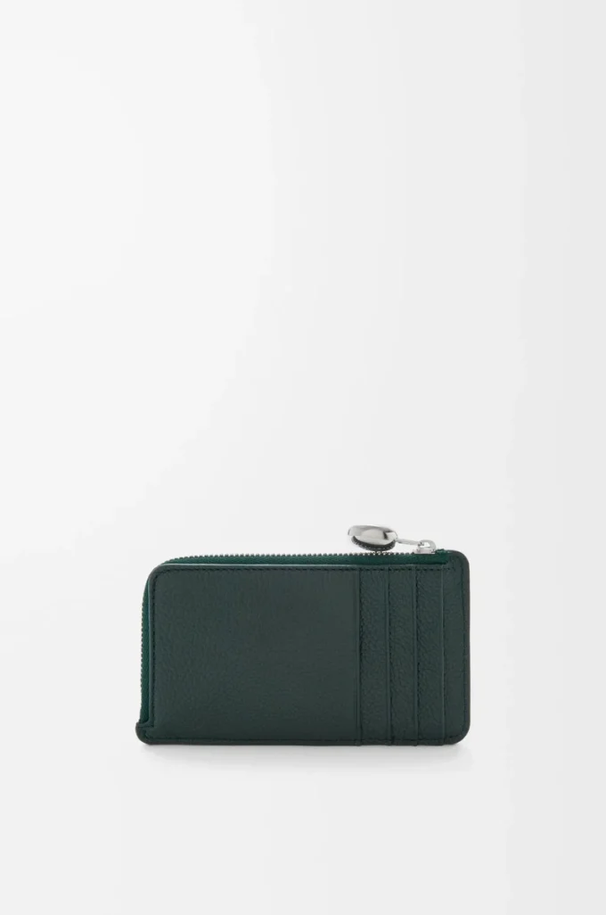 Pebble coin cardholder in pebble grained calfskin Sherwood Pebble coin cardholder in pebble grained calfskin Sherwood