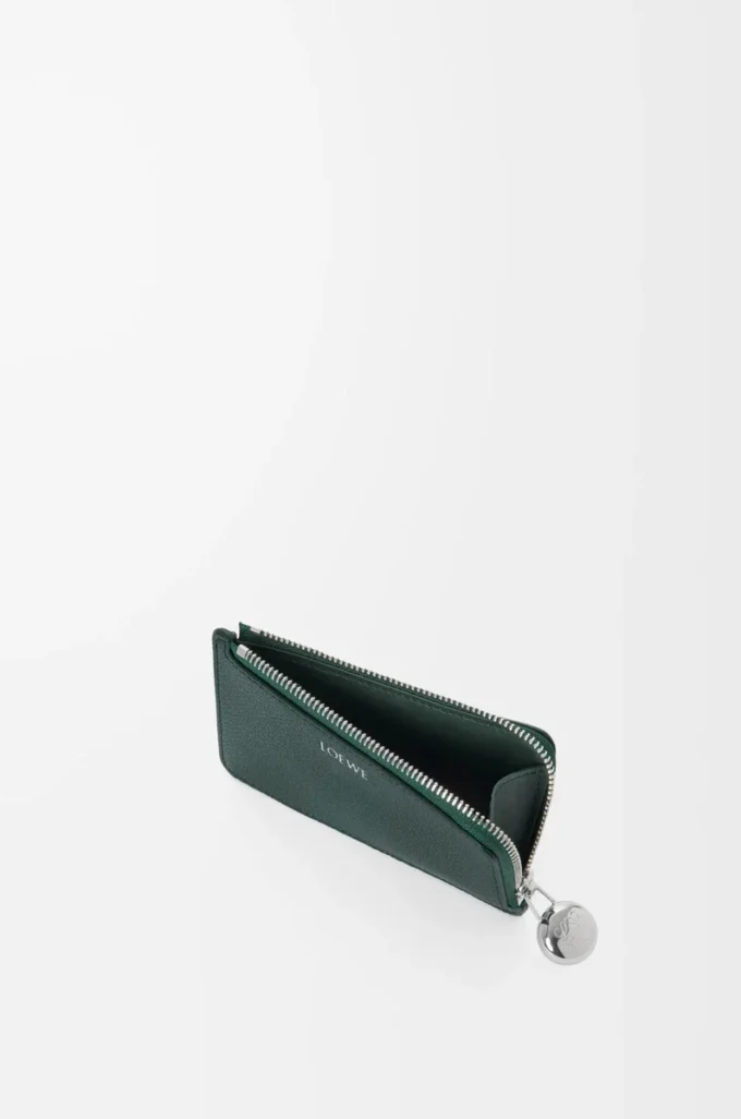 Pebble coin cardholder in pebble grained calfskin Sherwood Pebble coin cardholder in pebble grained calfskin Sherwood