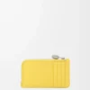 Pebble coin cardholder in shiny nappa calfskin Baby Corn Pebble coin cardholder in shiny nappa calfskin Baby Corn