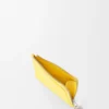 Pebble coin cardholder in shiny nappa calfskin Baby Corn Pebble coin cardholder in shiny nappa calfskin Baby Corn