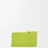 Pebble coin cardholder in shiny nappa calfskin Meadow Green Pebble coin cardholder in shiny nappa calfskin Meadow Green