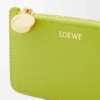 Pebble coin cardholder in shiny nappa calfskin Meadow Green Pebble coin cardholder in shiny nappa calfskin Meadow Green