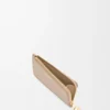 Pebble coin cardholder in shiny nappa calfskin Sand Pebble coin cardholder in shiny nappa calfskin Sand