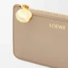Pebble coin cardholder in shiny nappa calfskin Sand Pebble coin cardholder in shiny nappa calfskin Sand