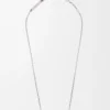 Pebble Cube necklace in sterling silver Silver Pebble Cube necklace in sterling silver Silver