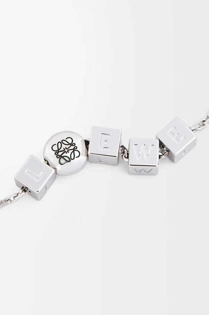 Pebble Cube necklace in sterling silver Silver Pebble Cube necklace in sterling silver Silver