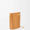 Pebble Dice pocket in classic calfskin Warm Desert