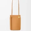 Pebble Dice pocket in classic calfskin Warm Desert