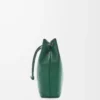 Pebble hobo in supple grained calfskin Evergreen