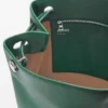 Pebble hobo in supple grained calfskin Evergreen