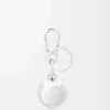 Pebble keyring bottle opener Palladium